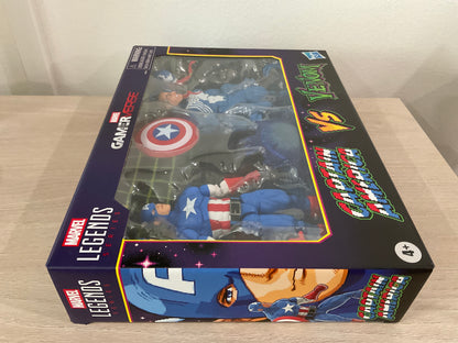 Marvel Legends 6-Inch Captain America vs Venom – Gamerverse 2-Pack
