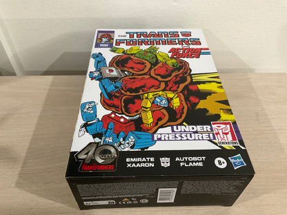 Transformers Generations 40th Anniversary Autobot Flame & Emirate Xaaron Comic Edition Exclusive Two-Pack (Substandard 3)