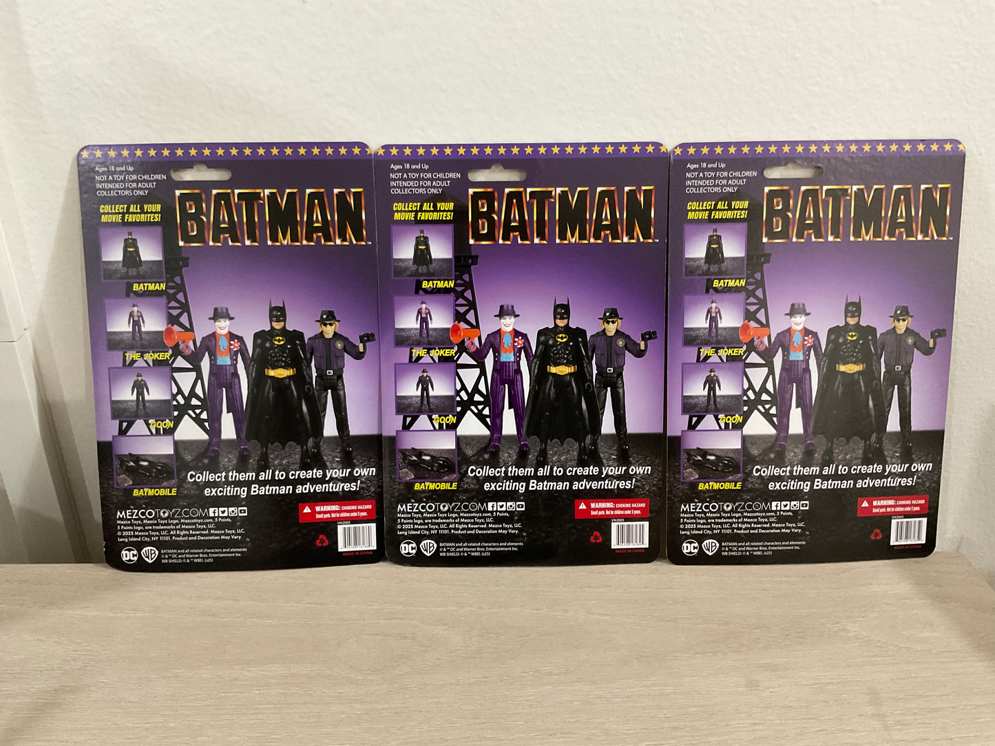 Mezco Batman (1989) 5 Points Figure Collection Set of 3