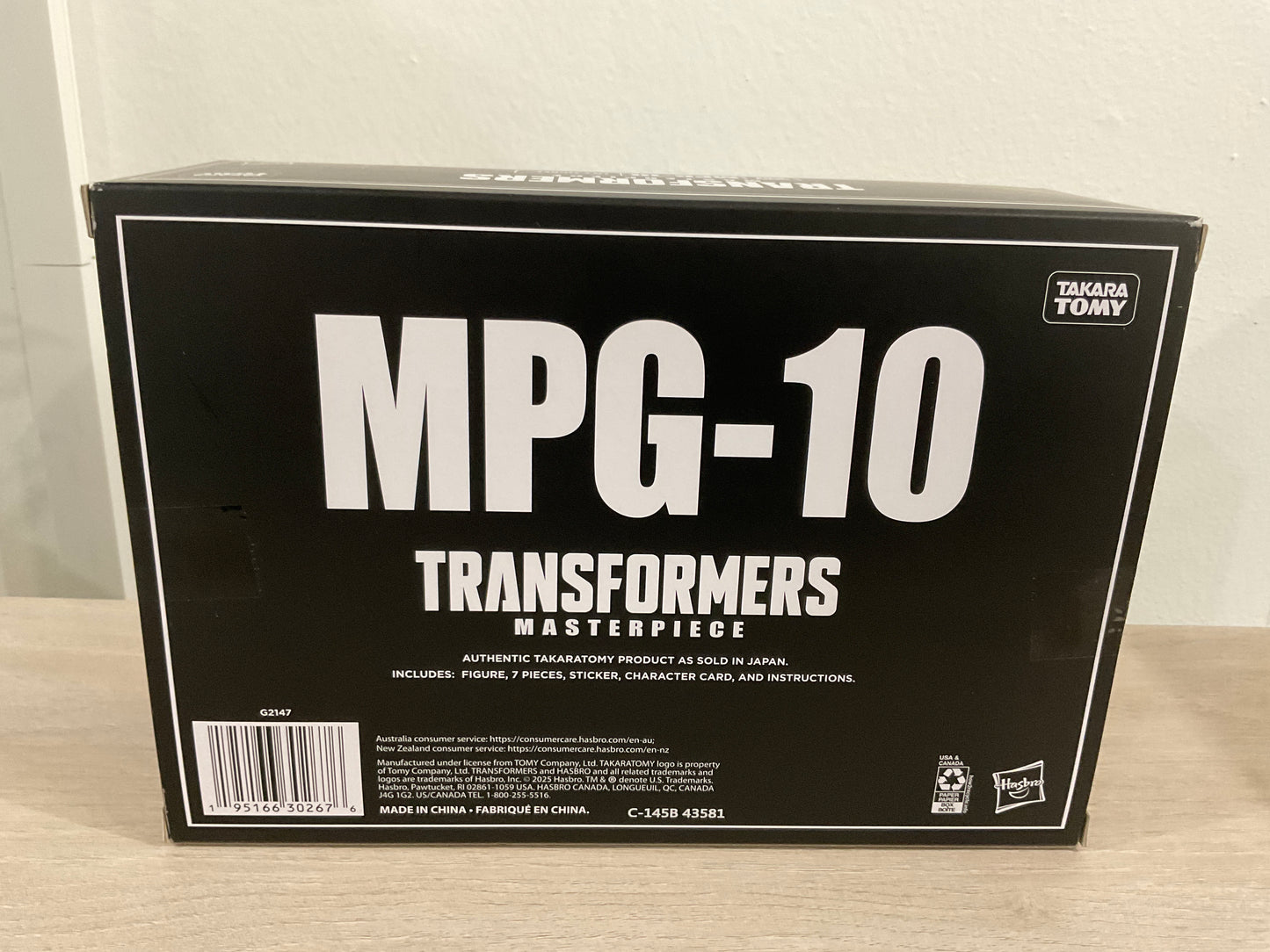 Transformers MPG-10 Lift-Ticket Takara Tomy Masterpiece Figure