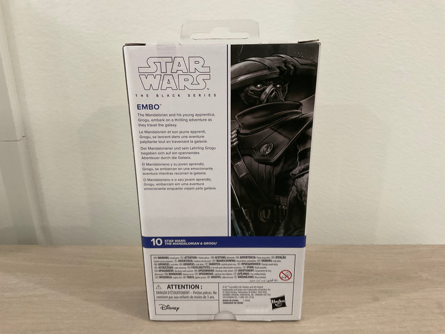 Star Wars The Black Series Embo First Edition 6-Inch Action Figure Substandard Box
