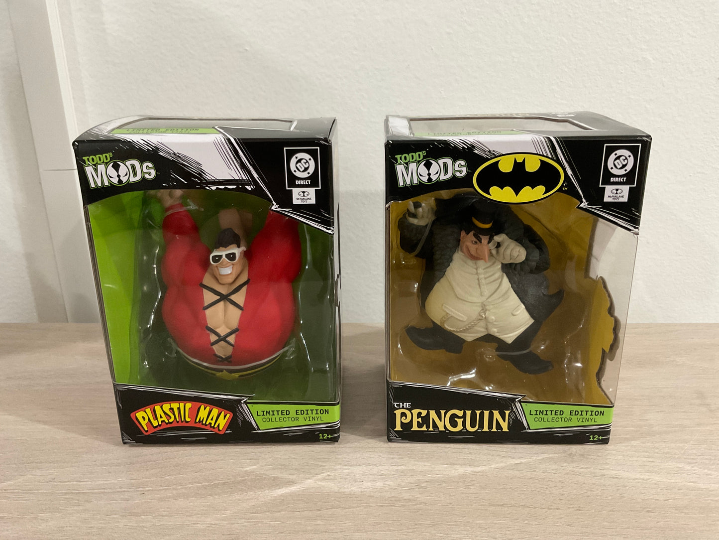 DC Direct Collector Vinyl Wave 6 Todd's Mods Plastic Man & The Penguin Limited Edition Bundle (2-Pack)