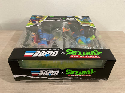 Teenage Mutant Ninja Turtles x G.I. Joe Shipwreck x Michelangelo vs. Cobra Commander x Shredder Action Figure Set