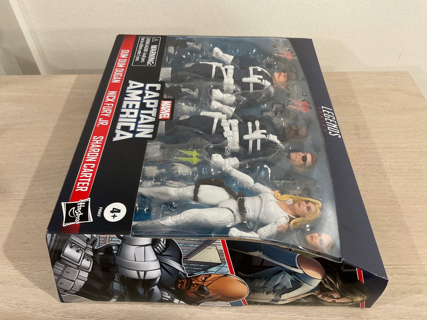 Marvel Legends Series S.H.I.E.L.D. 3-Pack – Dum Dum Dugan, Sharon Carter & Nick Fury Jr. 6" Figures (Damaged Packaging 7)