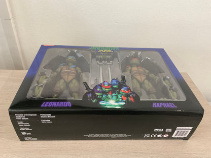 TMNT Secret of the Ooze Leonardo & Raphael 7-In Action Figure 2-Pack NECA
