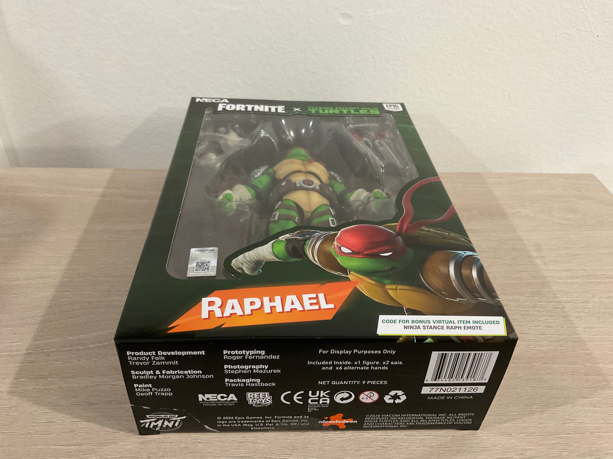 NECA Fortnite x Teenage Mutant Ninja Turtles Ultimate Raphael 7-Inch Scale Action Figure