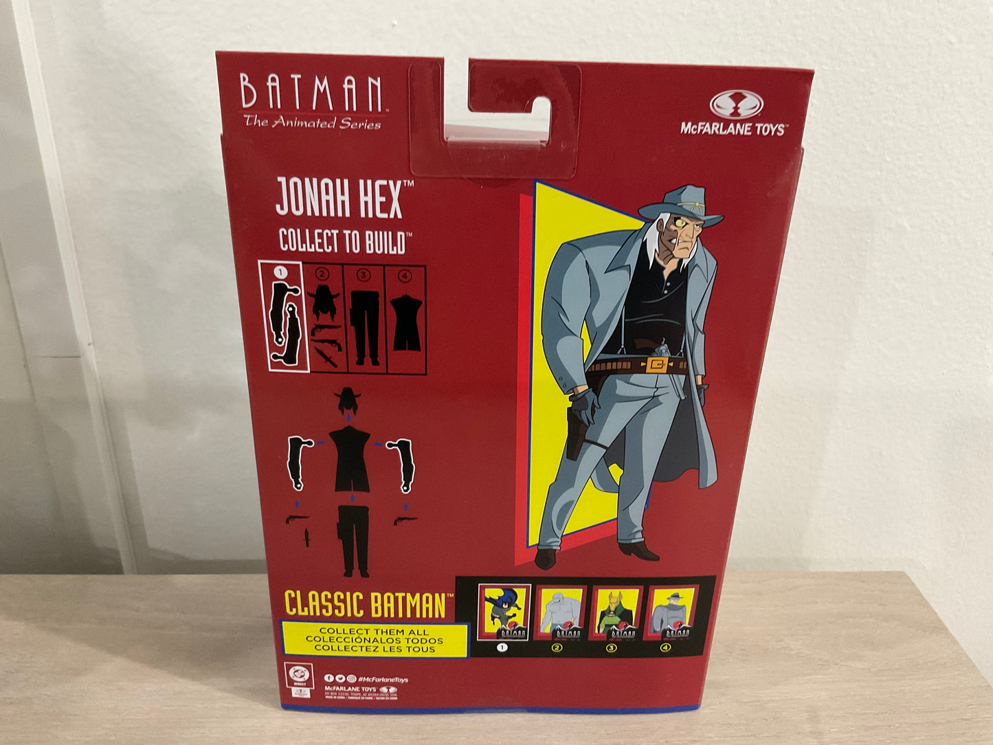 Batman: The Animated Series (1992) – Classic Batman Platinum Edition 6" Action Figure – McFarlane Toys (Jonah Hex Build-A-Figure)