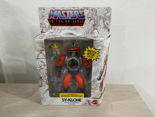 Masters of the Universe Origins Sketchbook Series Sy‑Klone – 5.5″ Action Figure