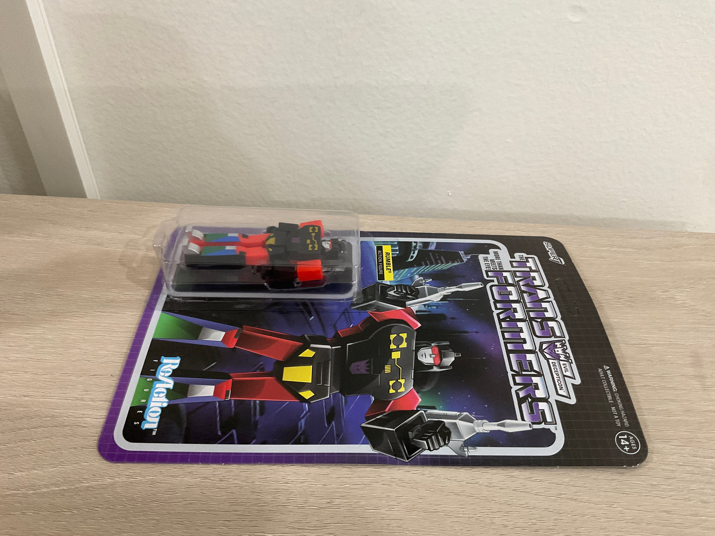 Super7 ReAction Transformers – Rumble (Red) 3.75-Inch Action Figure