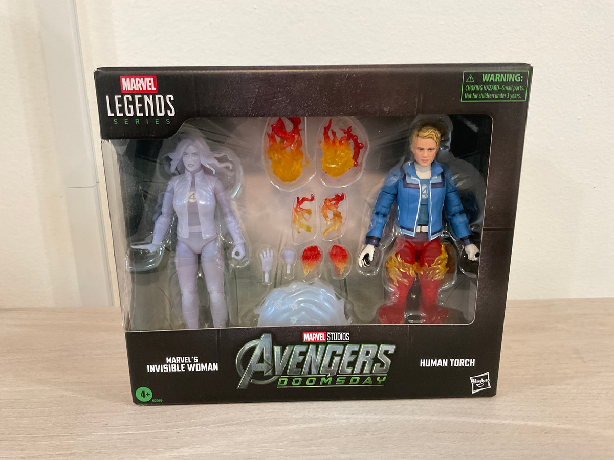 Marvel Legends Invisible Woman & Human Torch 2-Pack – Avengers: Doomsday 6-Inch Action Figures