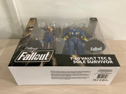 McFarlane Fallout T-60 Vault Tec & Sole Survivor 2-Pack 7-Inch Action Figures (Substandard Figure)