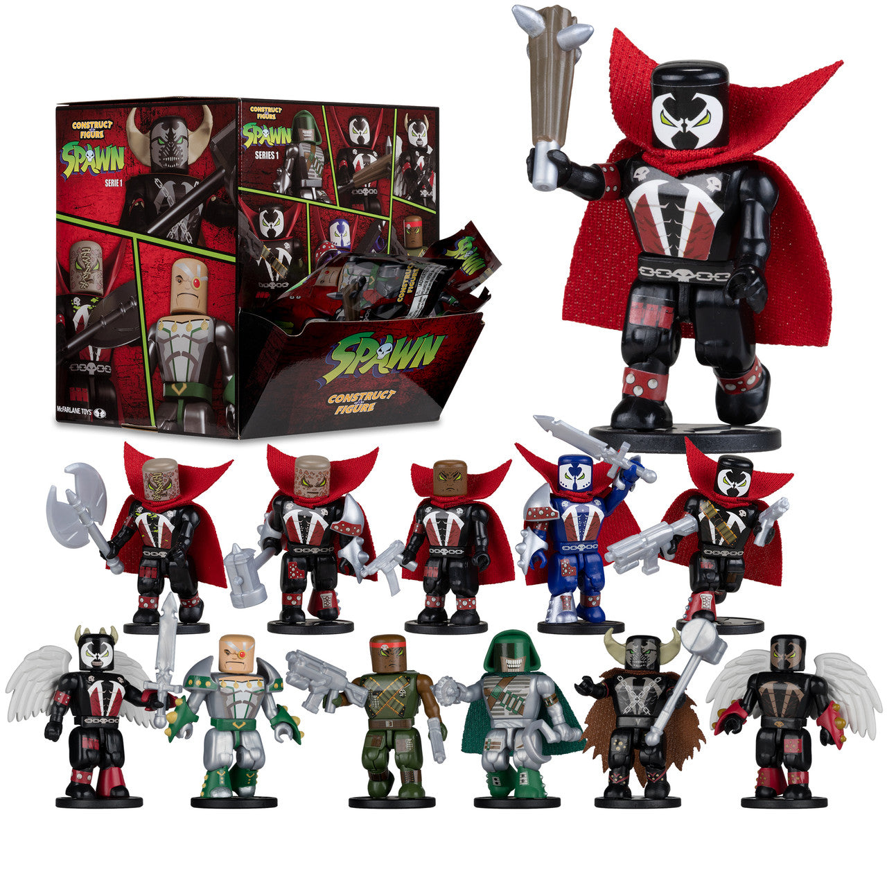Spawn Construct-a-Figure Series 1 Mini-Figure Blind Bag Case of 36 – McFarlane Toys