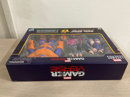Marvel Legends Series Gamerverse Psylocke vs. Thanos 2-Pack – 6-Inch Action Figures