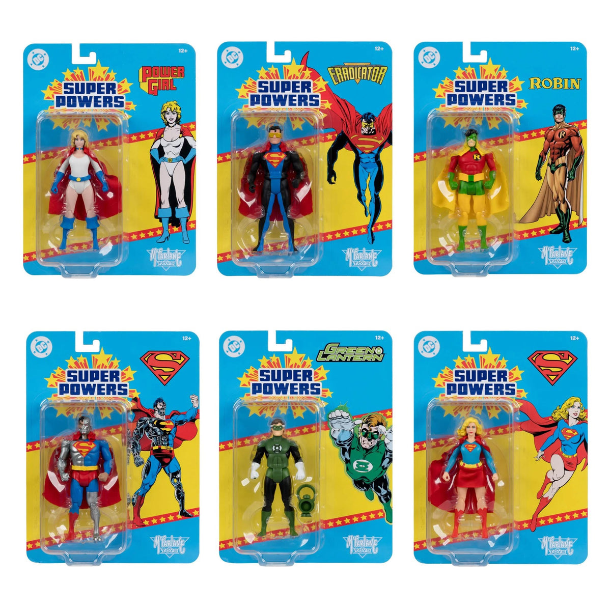 DC Super Powers Wave 13 4 1/2-Inch Scale Action Figure Case of 6