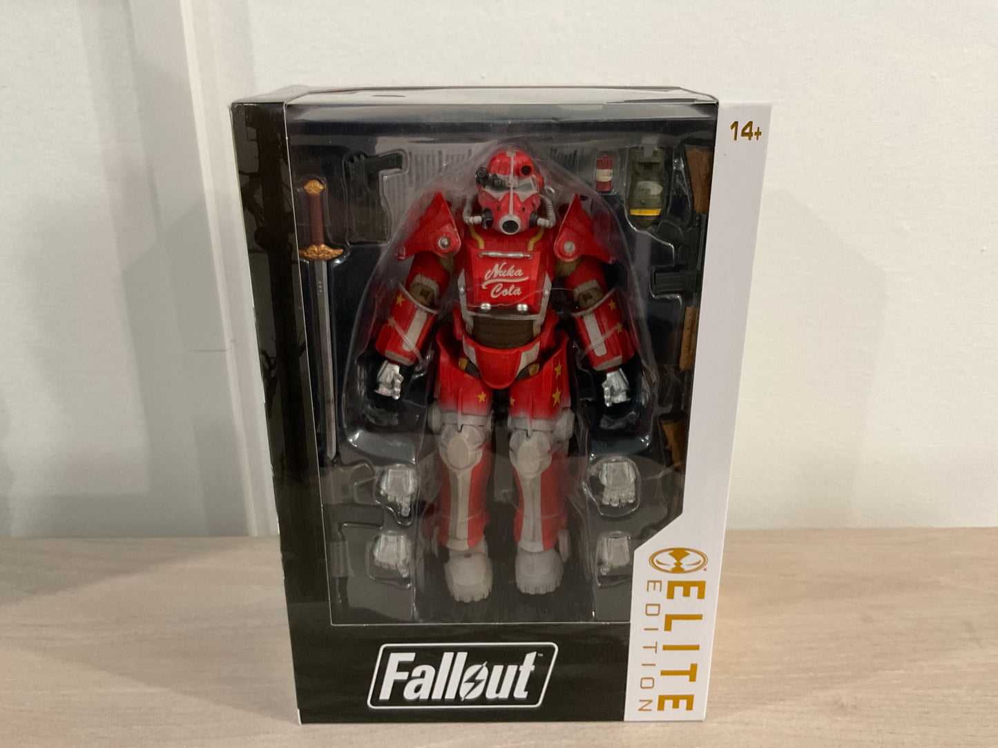 McFarlane Toys Fallout Elite Edition #13 T-45B Nuka Cola 7" Deluxe Action Figure — Substandard Package 1