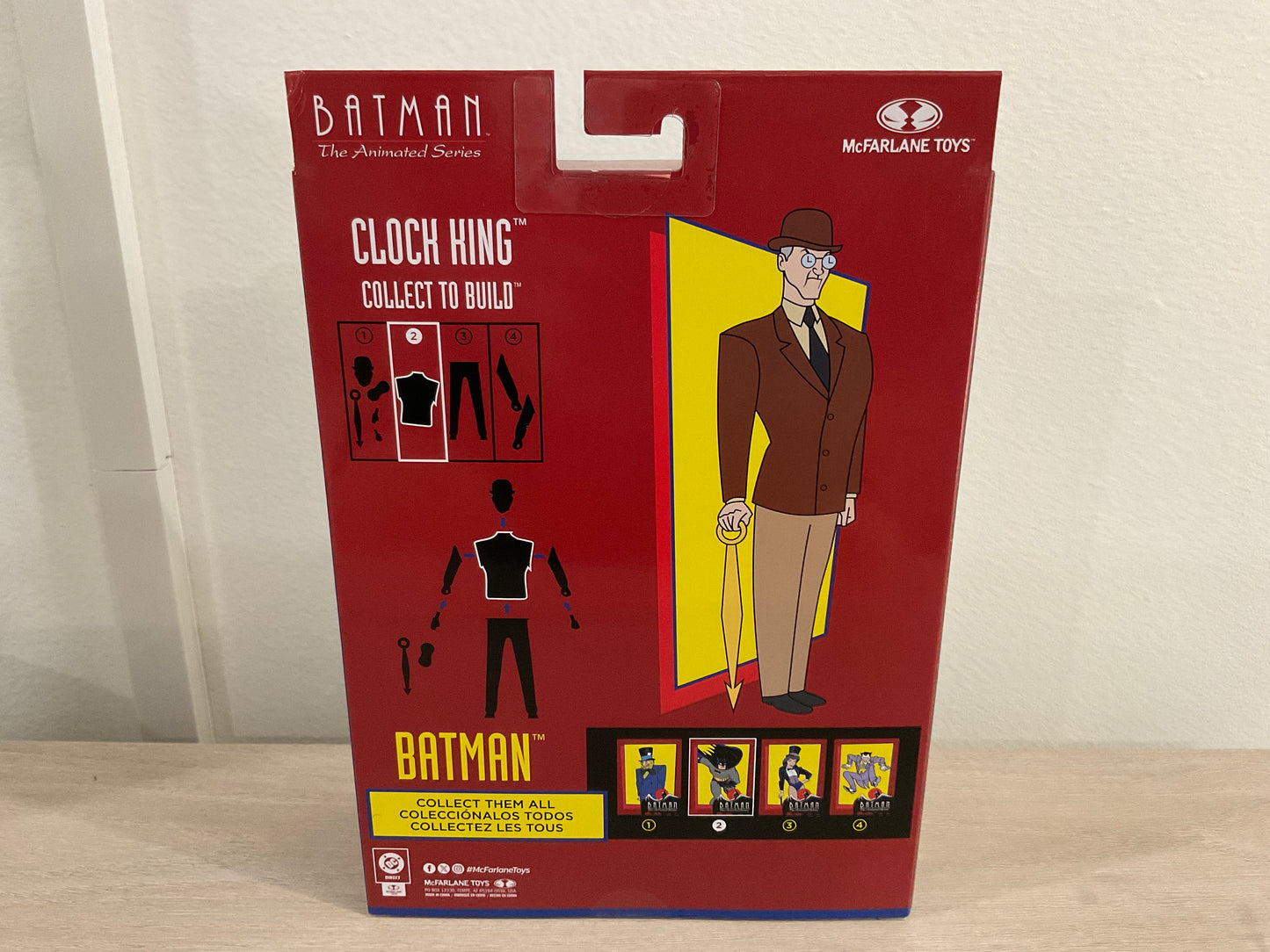 McFarlane DC Direct BTAS Batman Expressions Pack Wave 7 Build-A-Figure 6-Inch (Substandard Card)