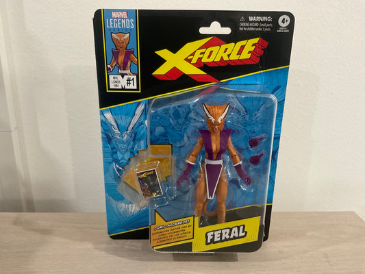 Marvel Legends Series Feral (X-Force & X-Men Comics-Inspired) – 6-Inch Action Figure - Substandard Card 2