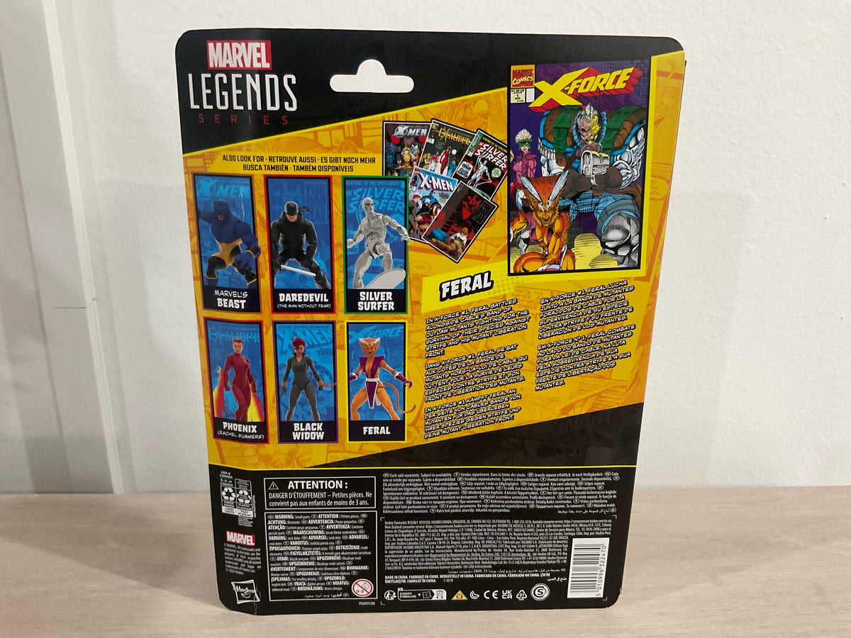 Marvel Legends Series Feral (X-Force & X-Men Comics-Inspired) – 6-Inch Action Figure - Substandard Card 2