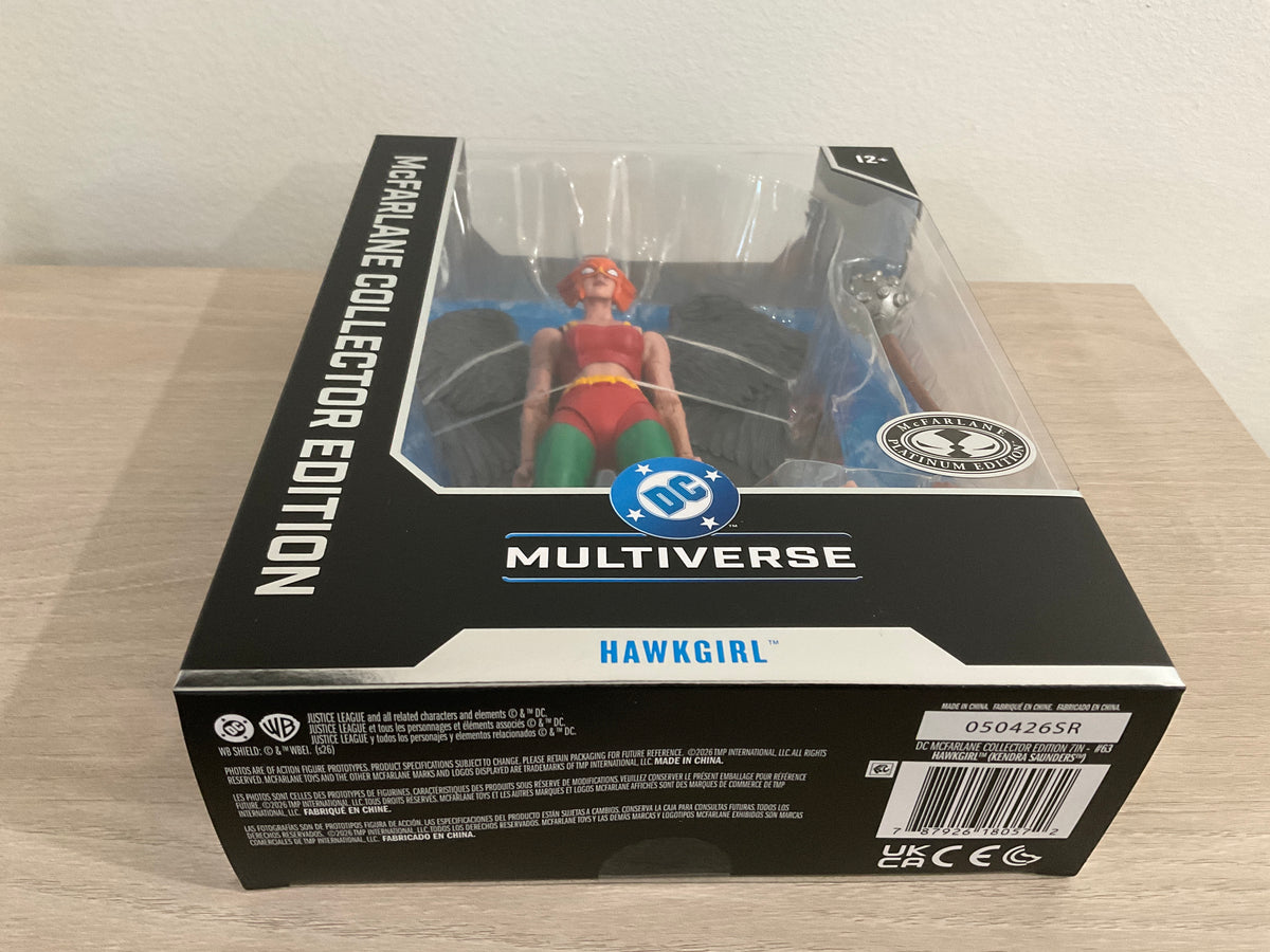 DC McFarlane Collector Edition #63 Platinum Edition Hawkgirl (First Appearance) 7-Inch Scale Action Figure – Chase Variant