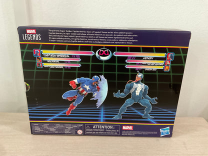 Marvel Legends 6-Inch Captain America vs Venom – Gamerverse 2-Pack