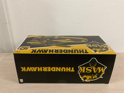M.A.S.K. 40th Anniversary Thunderhawk Black & Gold Transforming Vehicle with Matt Trakker