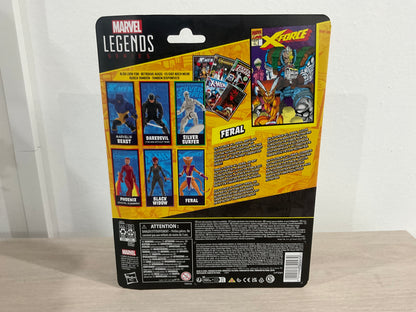 Marvel Legends Series Feral (X-Force & X-Men Comics-Inspired) – 6-Inch Action Figure - Substandard Card 3 Copy)