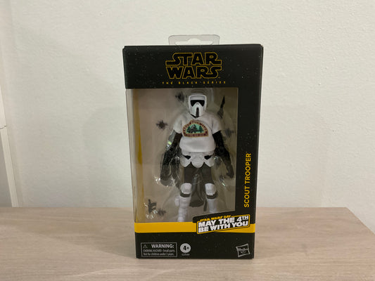 Star Wars The Black Series Scout Trooper May the 4th Be With You 6-Inch Action Figure