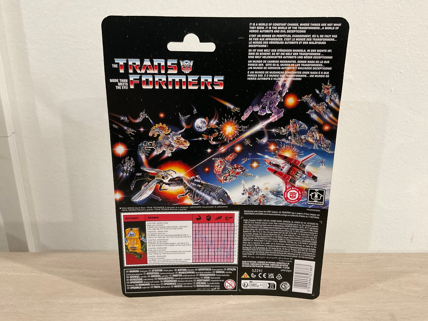 Transformers Vintage G1 Reissue Brawn Action Figure