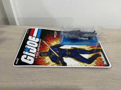 Super7 G.I. Joe Reaction+ Wave 03 (Cartoon) - Snake Eyes (Cartoon) Action Figure - Substandard Card 2