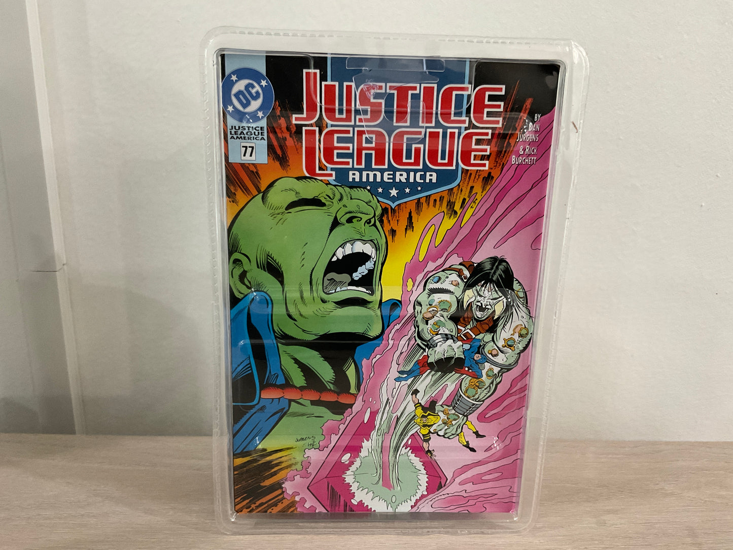 McFarlane DC Page Punchers Bloodwynd Red Platinum Edition Justice League #77 7-Inch Figure