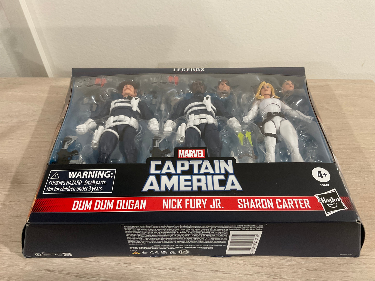 Marvel Legends Series S.H.I.E.L.D. 3-Pack – Dum Dum Dugan, Sharon Carter & Nick Fury Jr. 6" Figures (Damaged Packaging 8)