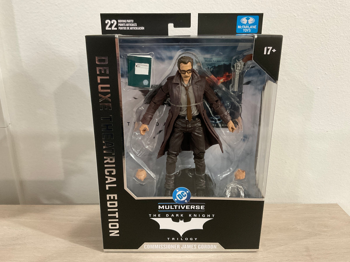 DC Multiverse Deluxe Theatrical Edition The Dark Knight Commissioner Gordon 7-Inch Scale Action Figure