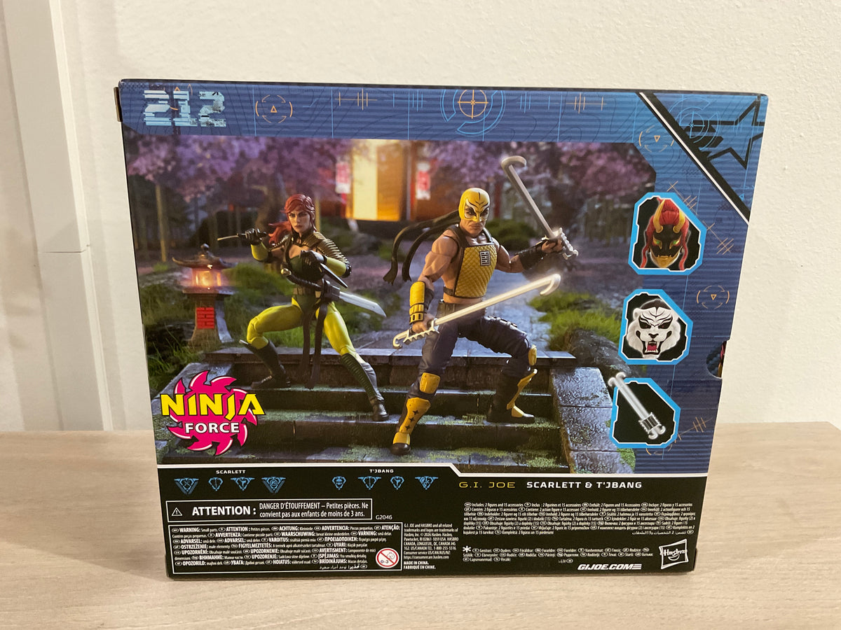 G.I. Joe Classified Series #212 – Ninja Force Scarlett & T'Jbang