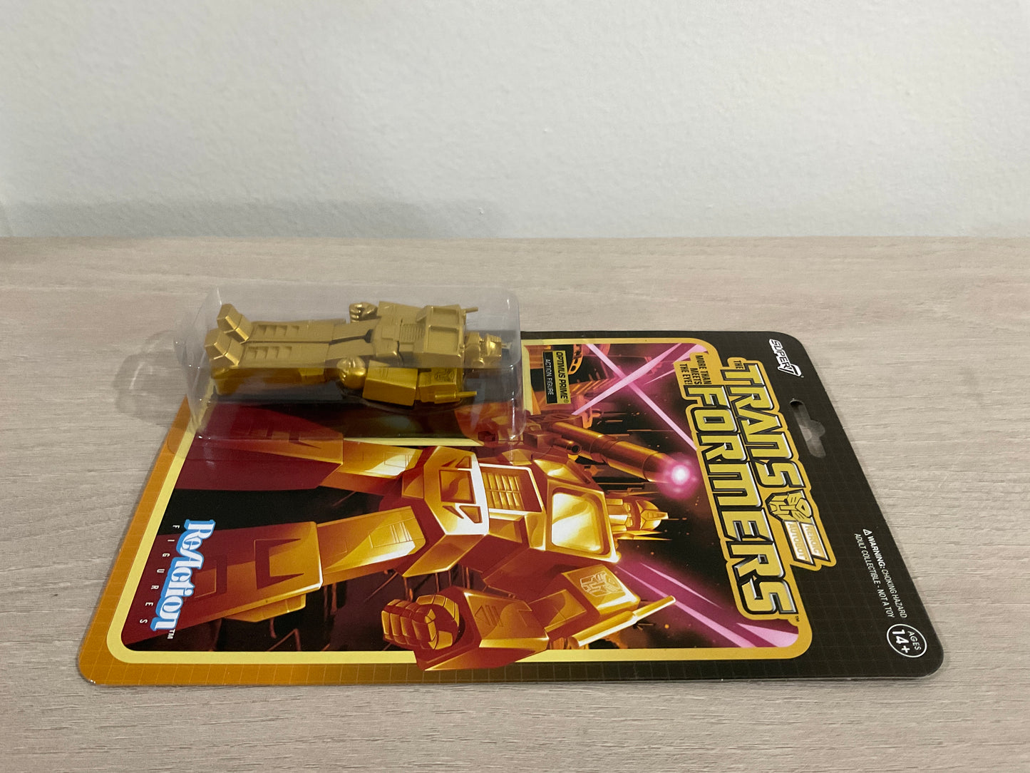 Transformers ReAction Figures Wave 1 Optimus Prime (Golden Lagoon) Action Figure