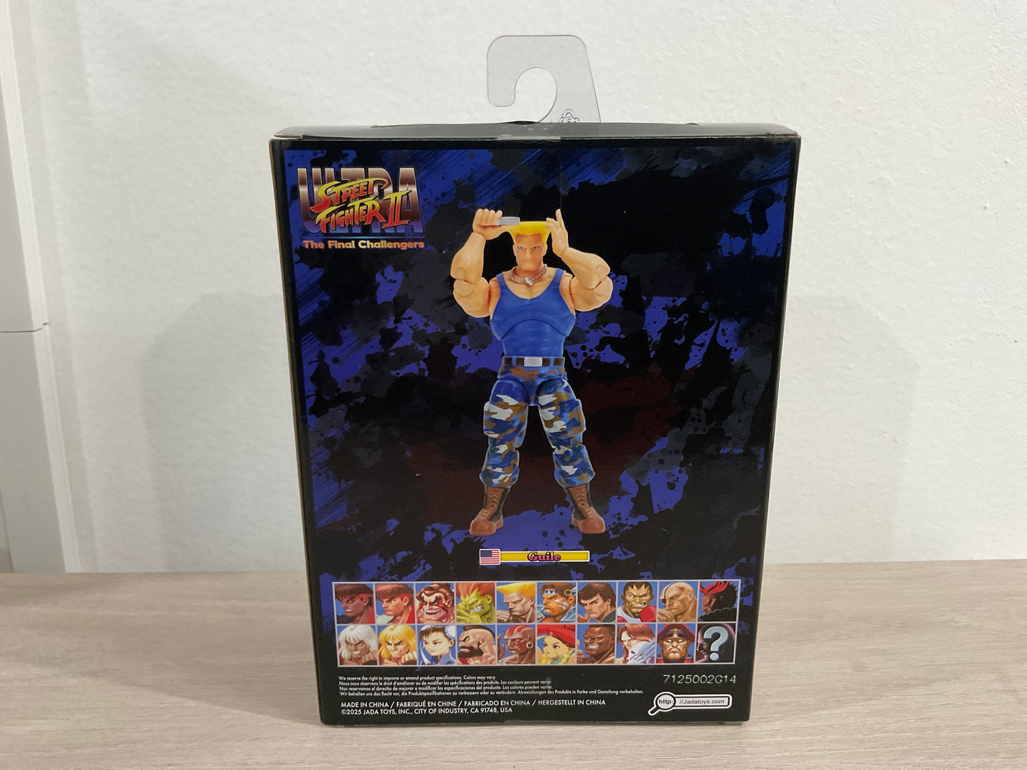 Jada Toys Street Fighter II Guile Player 2 1:12 Scale Action Figure