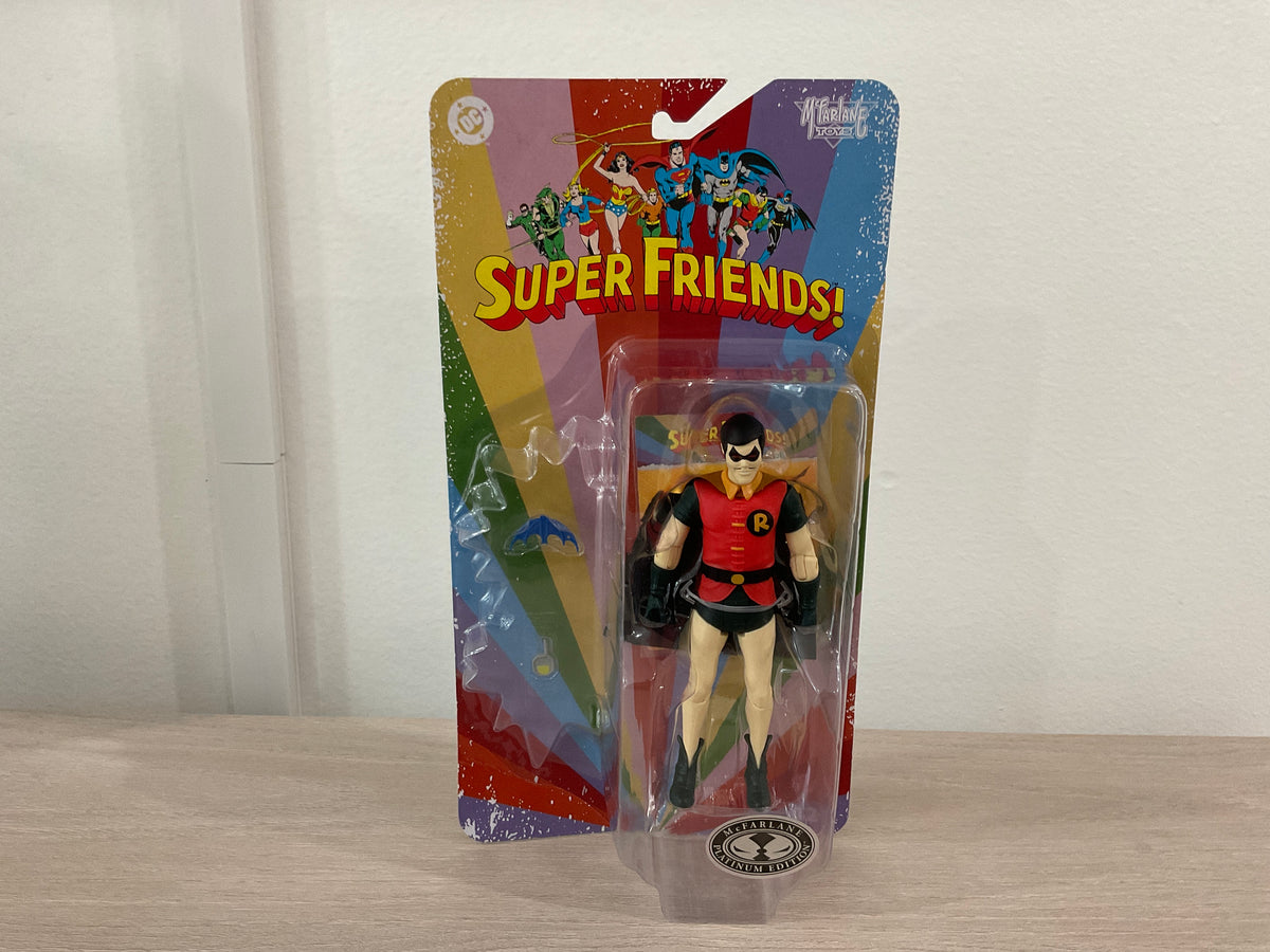 McFarlane DC Retro Super Friends Evil Robin Platinum Edition 6-Inch Action Figure - Substandard Card