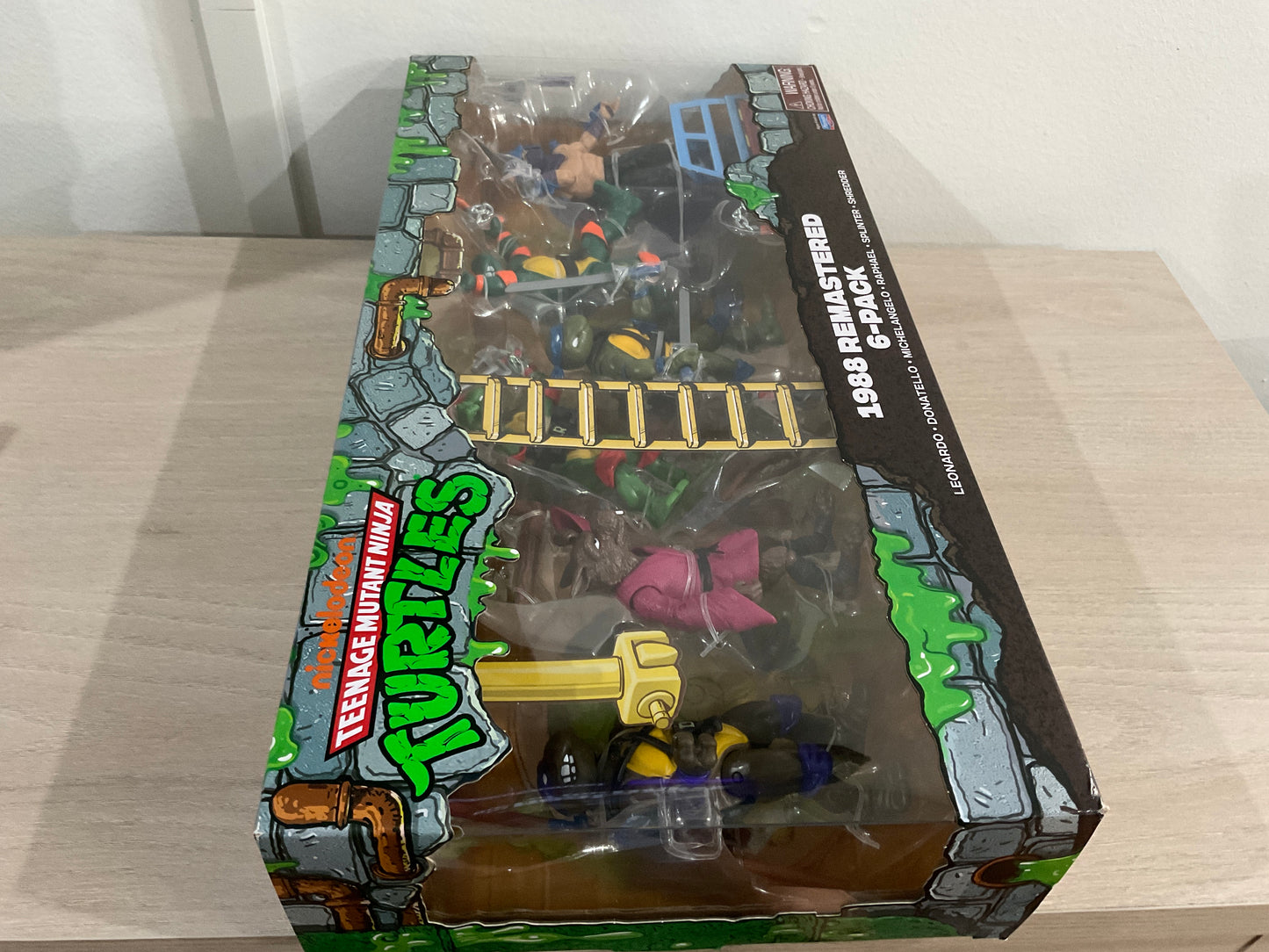Teenage Mutant Ninja Turtles Classic 1988 Remastered Action Figure 6-Pack