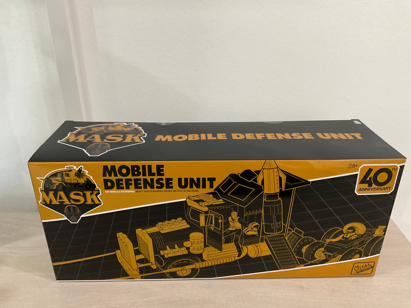 M.A.S.K. 40th Anniversary Mobile Defense Unit Black & Gold Limited Edition Vehicle Set
