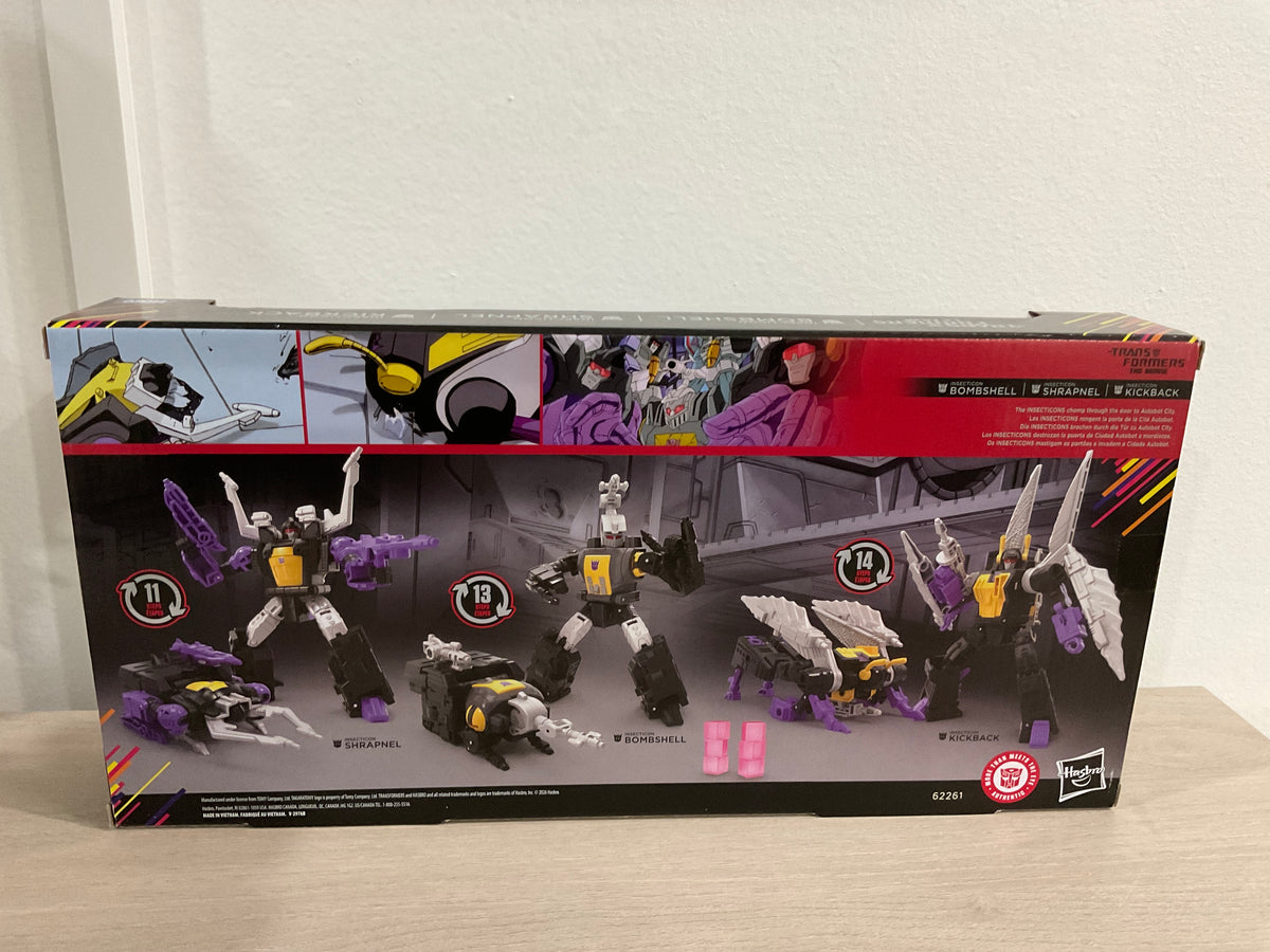 Transformers Studio Series The Transformers: The Movie MTMTE Collection Insecticons 3-Pack