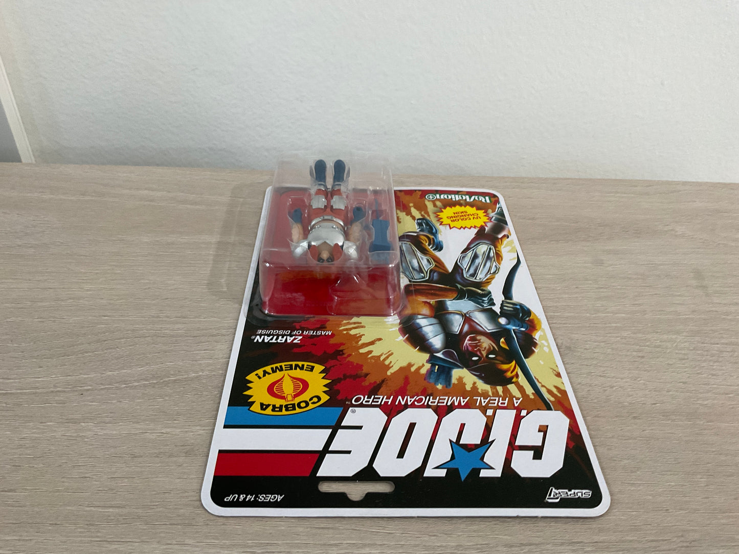 G.I. Joe Super7 ReAction+ Zartan (Comic) 4" Action Figure - Punched Card