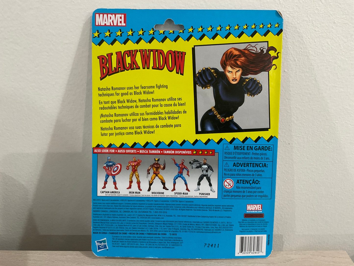 Marvel Legends Retro Collection Black Widow (Substandard)