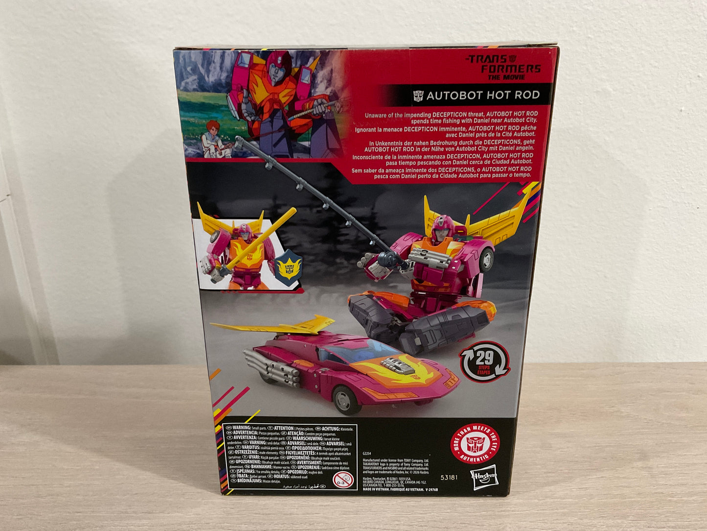 Transformers Studio Series MTMTE Collection Autobot Hot Rod Voyager Class Action Figure – The Transformers: The Movie