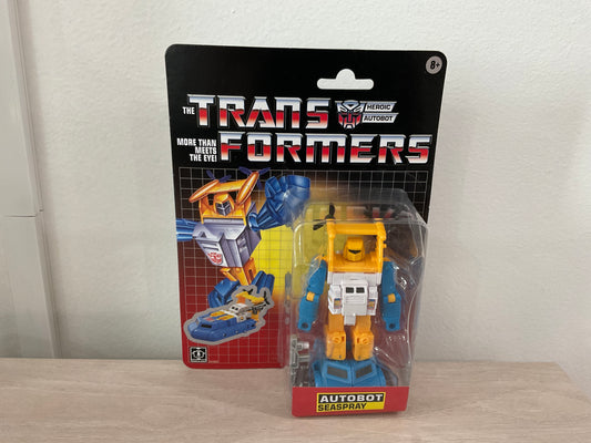 Transformers Toys Autobot Seaspray – Retro G1-Inspired 5-Inch Action Figure