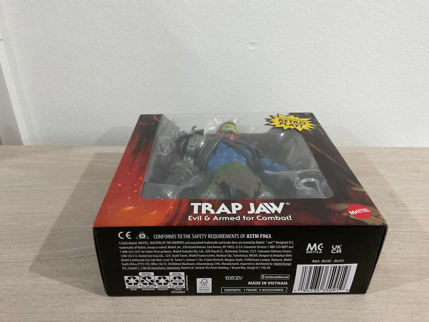 Masters of the Universe 2026 Movie Origins Deluxe Trap Jaw Action Figure
