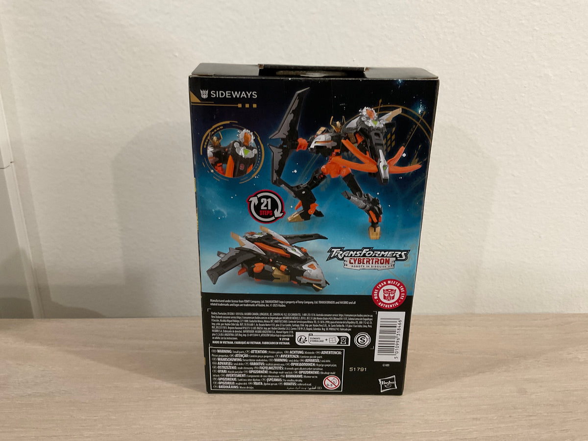 Transformers Age of the Primes Sideways Deluxe Class – Substandard Box