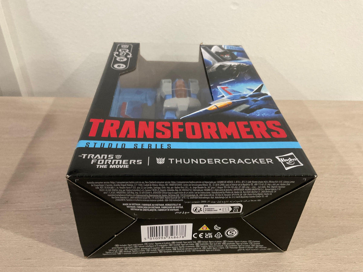 Transformers Studio Series The Transformers: The Movie Voyager Class Thundercracker 6.5″ Action Figure - Substandard Box