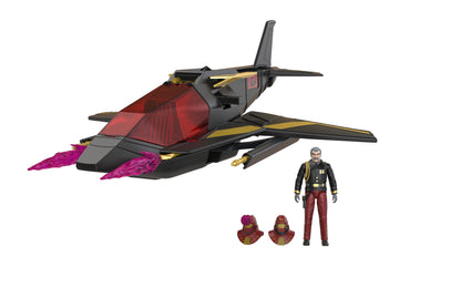 M.A.S.K. 40th Anniversary High Tech Helicopter Black & Gold Transforming Vehicle Set
