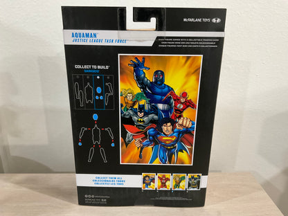 DC Multiverse Aquaman (Justice League Task Force) Platinum Edition 7-Inch Action Figure with Darkseid BAF Piece