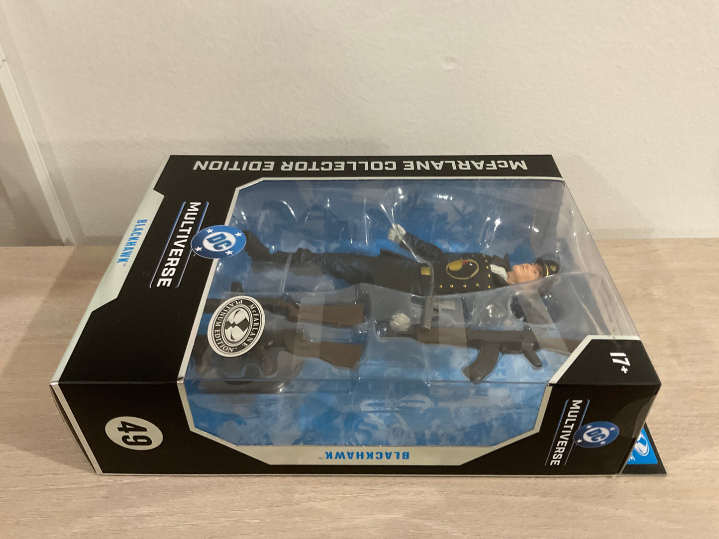 DC McFarlane Collector Edition Wave 13 #49 Blackhawk DC Classics 7-Inch Scale Action Figure - Platinum Chase