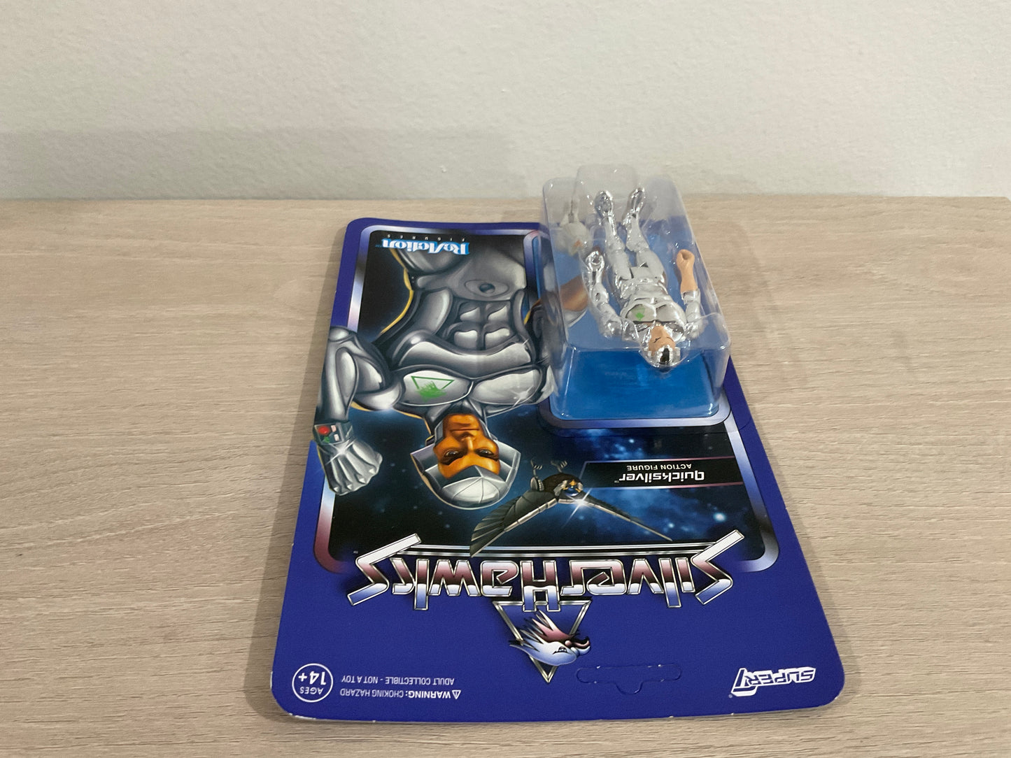 Super7 SilverHawks ReAction Wave 1 Quicksilver (Toy Version) 3.75-Inch Action Figure